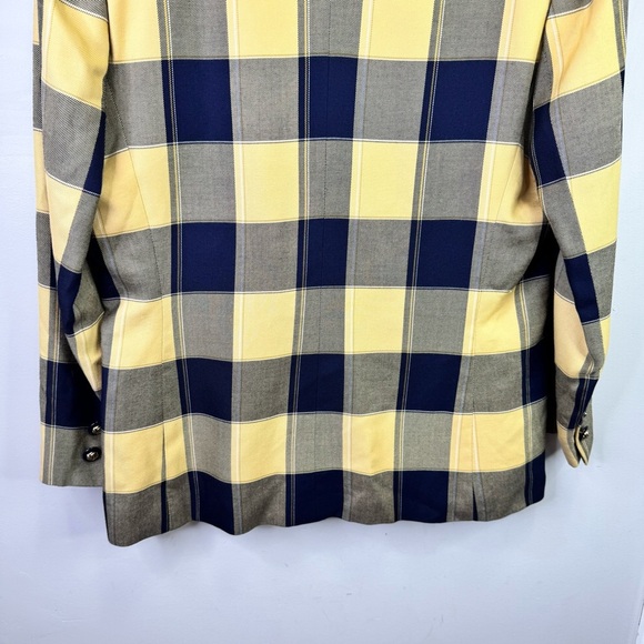 Kasper For A.S.L Double Breasted Blazer Jacket Size 12 - Picture 7 of 11